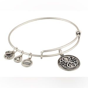 Alex and ani path of life silver charm bracelet